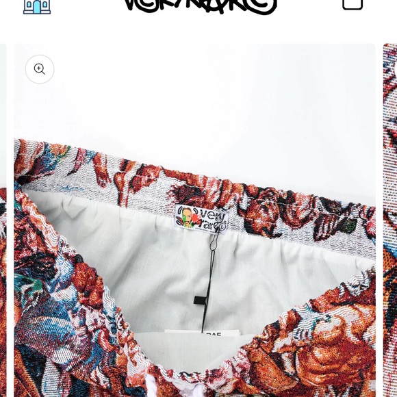 Vibrant Red and Green Athletic Shorts with Dynamic Design - Picture 10 of 15